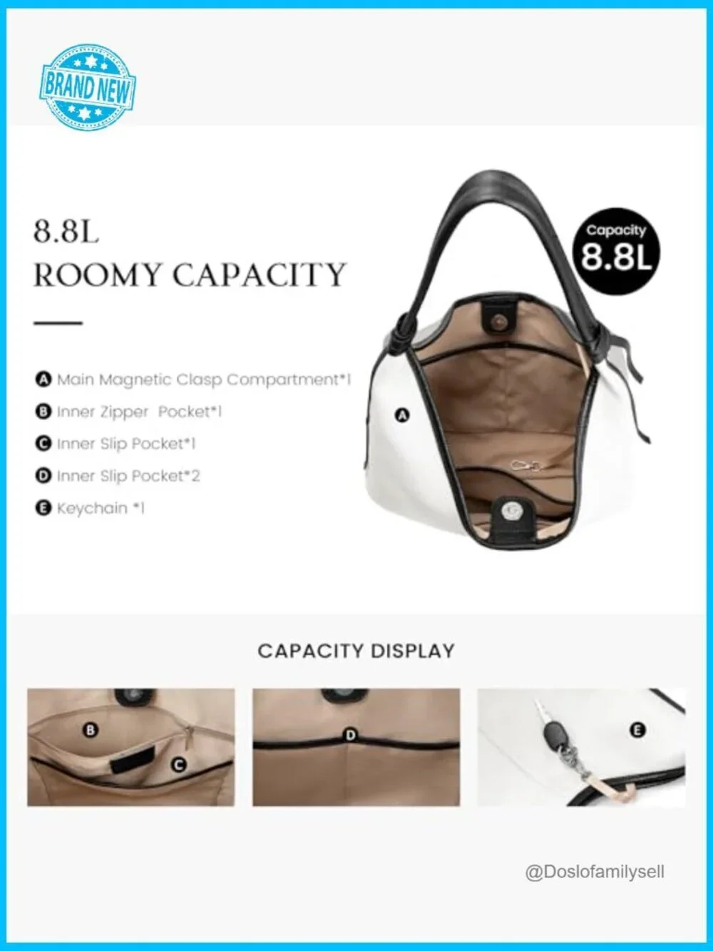 Genuine Leather Hobo Bag Slouchy Tote Shoulder Satchel Tassel Ribbon